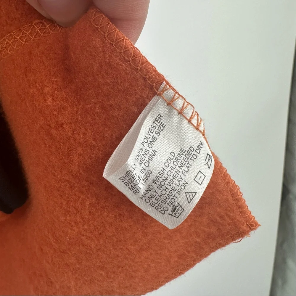 Bass‎ Orange Scarf Headband Gloves Fleece Set New in packaging